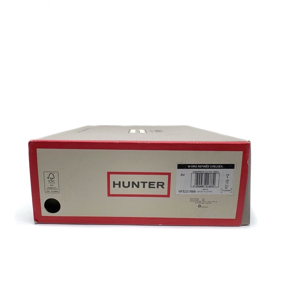 Hunter Women’s Refined Chelsea Rain Boots Olive Size 10 - Picture 12 of 13